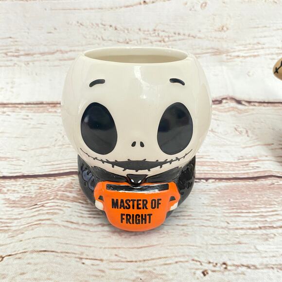 NIGHTMARE BEFORE CHRISTMAS Oogie Boogie and Jack Skellington Mugs - Picture 2 of 12